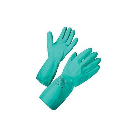 Ansell Chemical Resistant Gloves, 17, Green, XL, 1 PR 117276